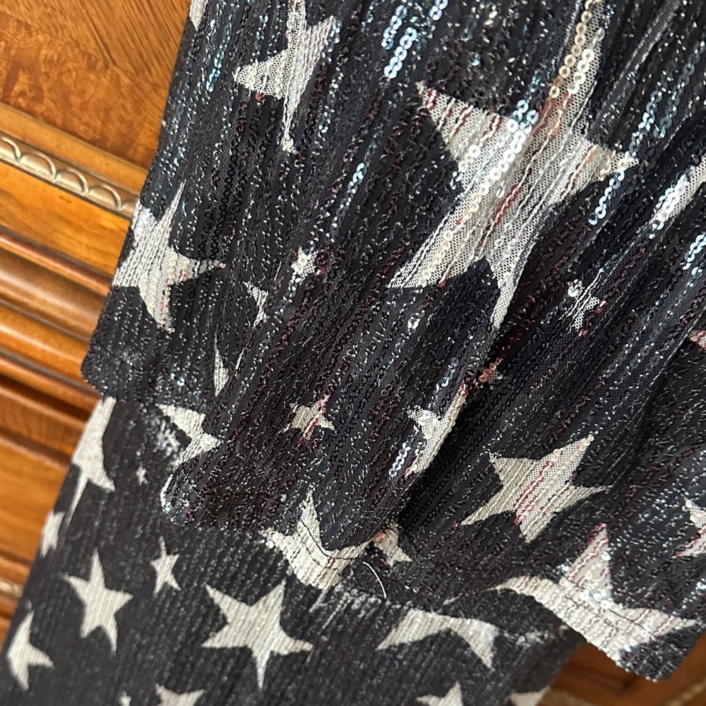 Black & White Star Print Strapless Jumpsuit - Picture 2 of 9